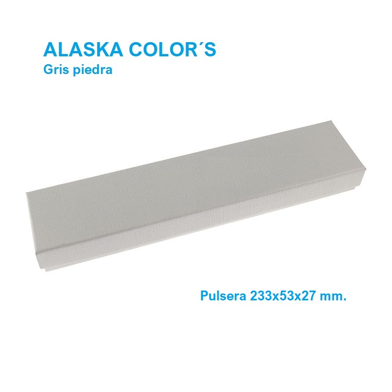 Alaska Color's GRAY STONE bracelet 233x53x27 mm.